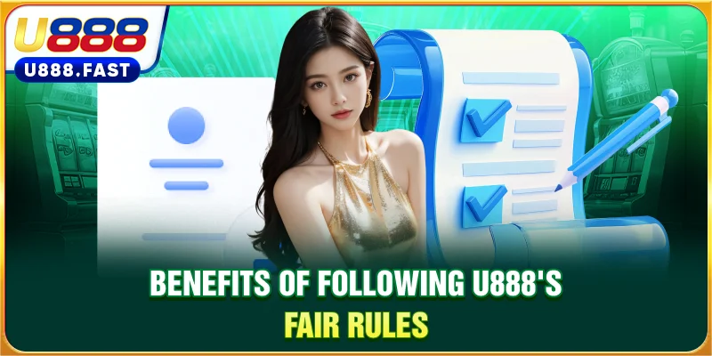 Benefits of following U888’s fair rules