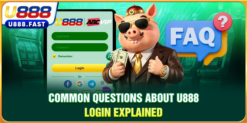 Common questions about U888 login explained