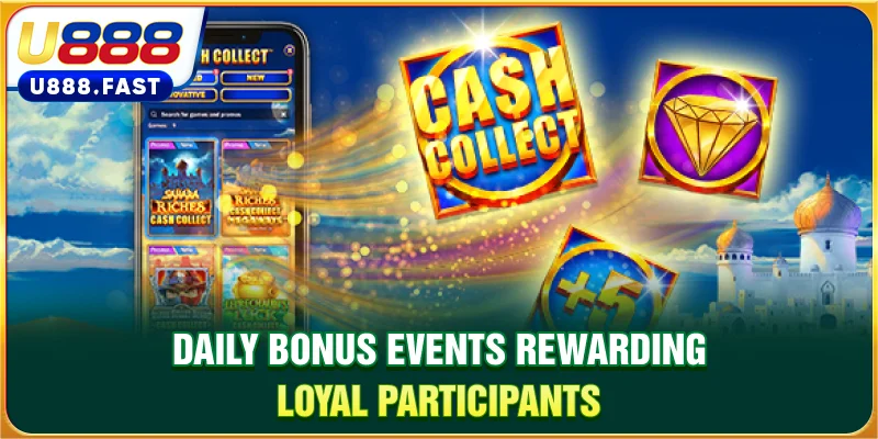 Daily bonus events rewarding loyal participants