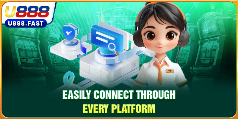 Easily connect through every platform