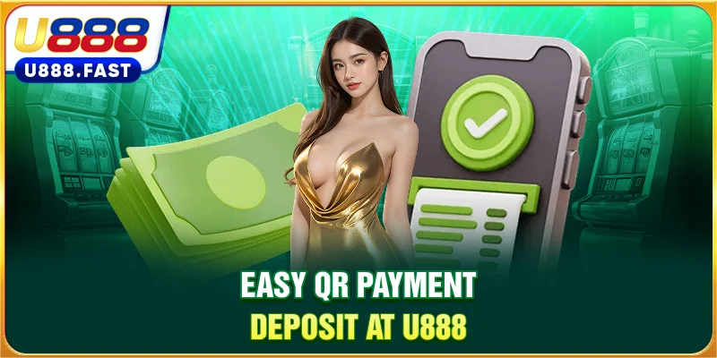 Easy QR payment deposit at U888
