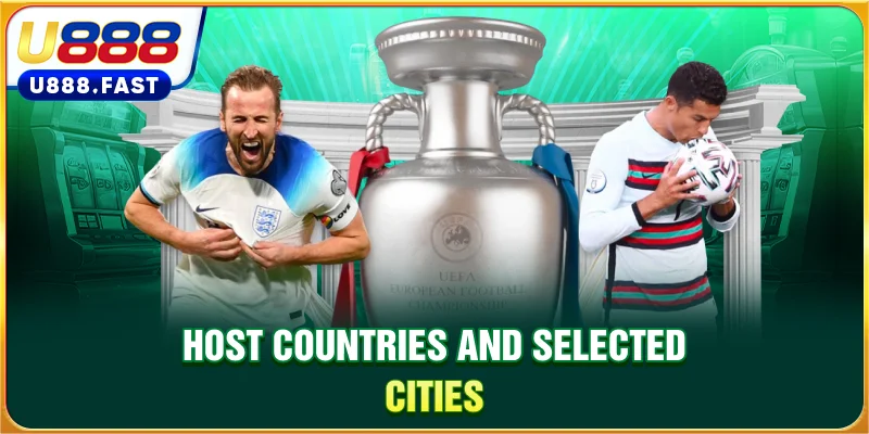 Host countries and selected cities