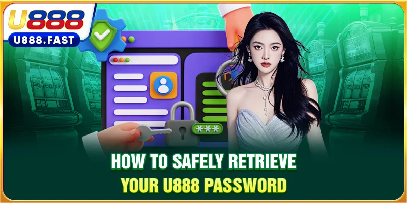 How to safely retrieve your U888 password