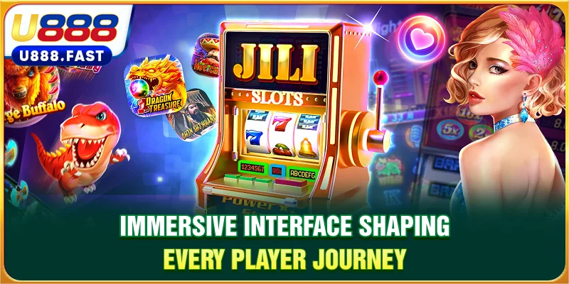Immersive interface shaping every player journey