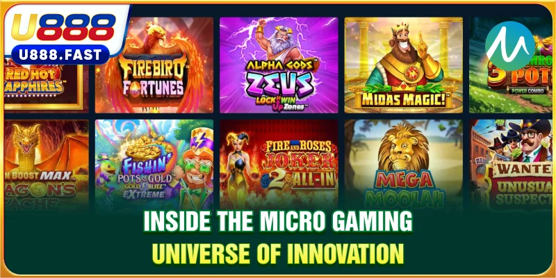 Inside the Micro Gaming universe of innovation