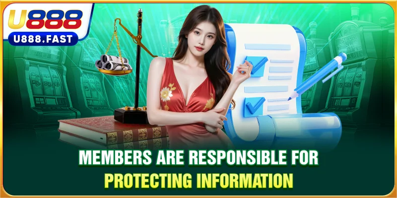 Members are responsible for protecting information