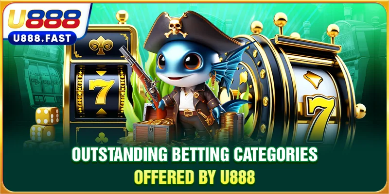 Outstanding betting categories offered by U888