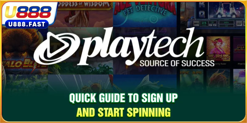 Quick guide to sign up and start spinning
