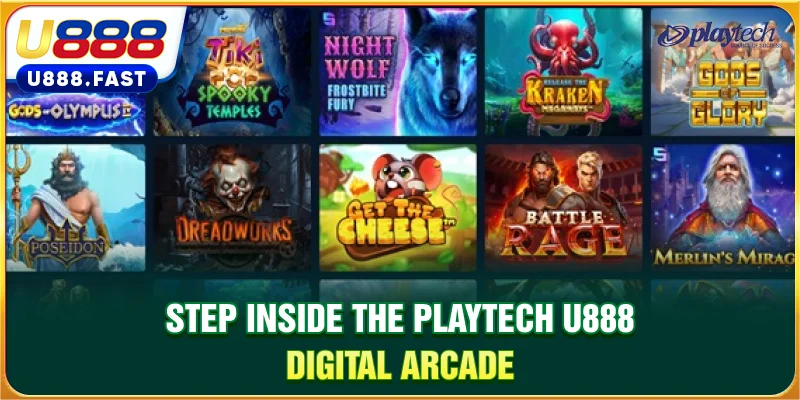 Step inside the Playtech U888 digital arcade