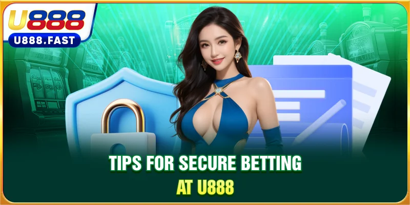 Tips for secure betting at U888