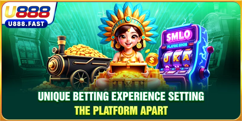 Unique betting experience setting the platform apart