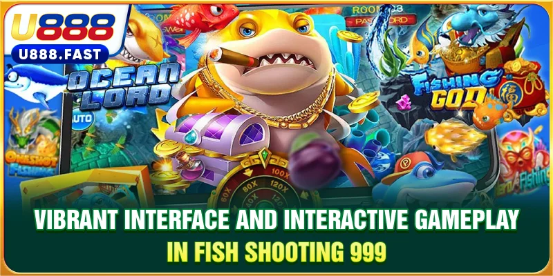 Vibrant interface and interactive gameplay in Fish Shooting 999